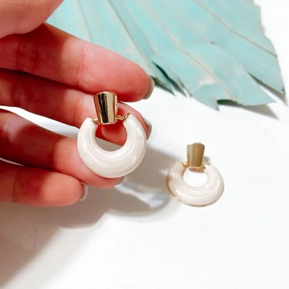 geo dangle earrings  S130